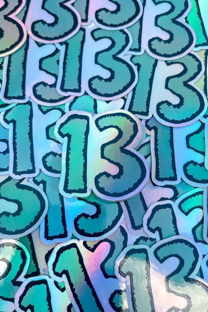 13 Holographic Sticker - Girl Tribe Co.
