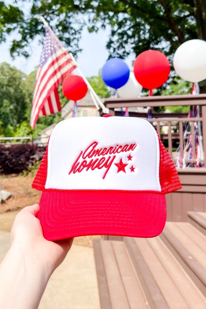 American Honey Trucker Hat - Girl Tribe Co.