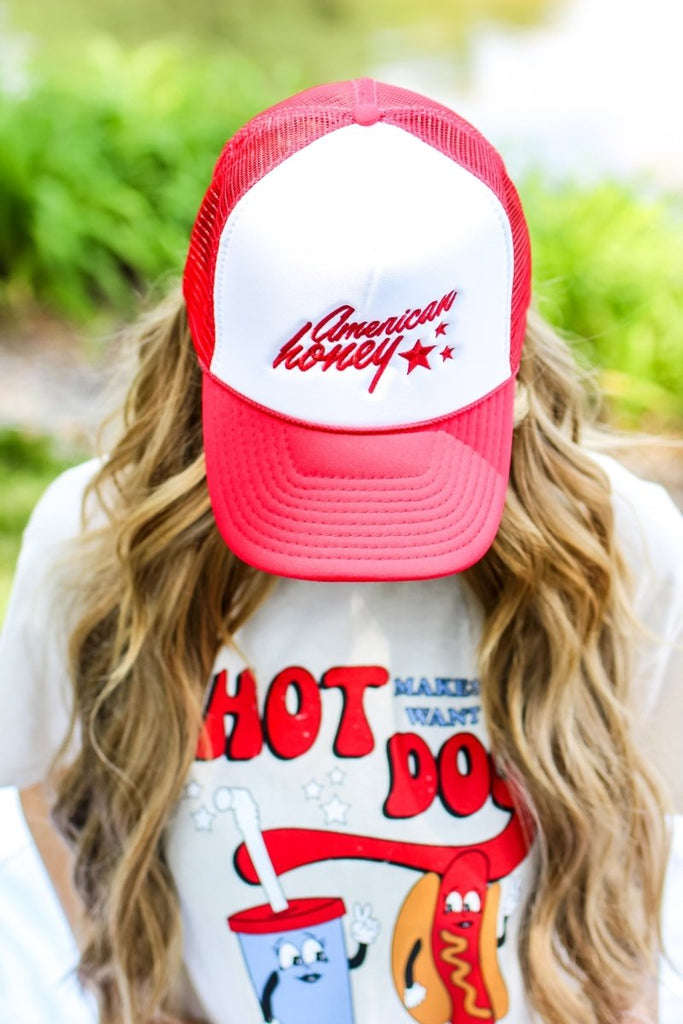 American Honey Trucker Hat - Girl Tribe Co.