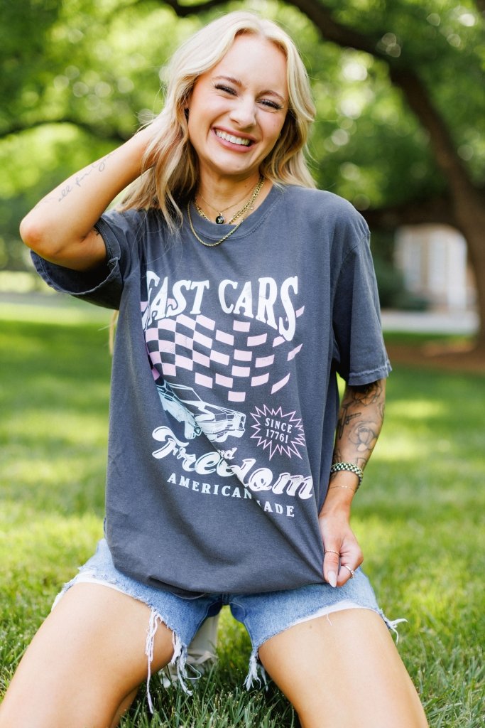 Fast Cars and Freedom Tee - Girl Tribe Co.