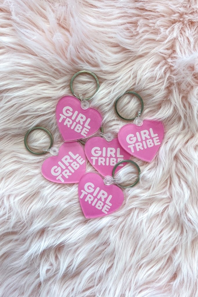 Girl Tribe Heart Keychain - Girl Tribe Co.