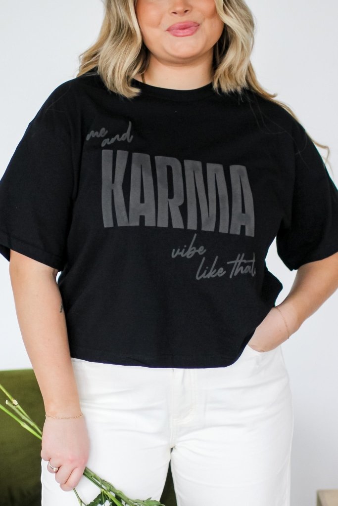 Karma Cropped Tee - Girl Tribe Co.