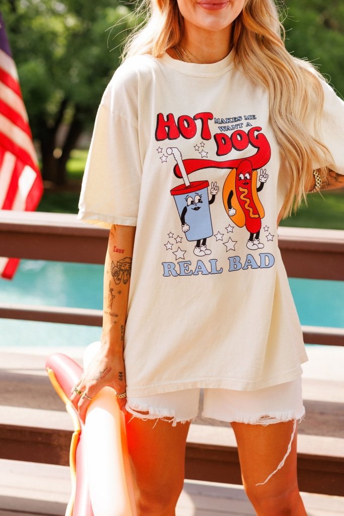 Legally Blonde Hot Dog Tee - Girl Tribe Co.