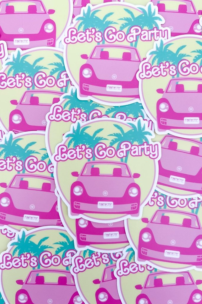Let's Go Party Sticker - Girl Tribe Co.
