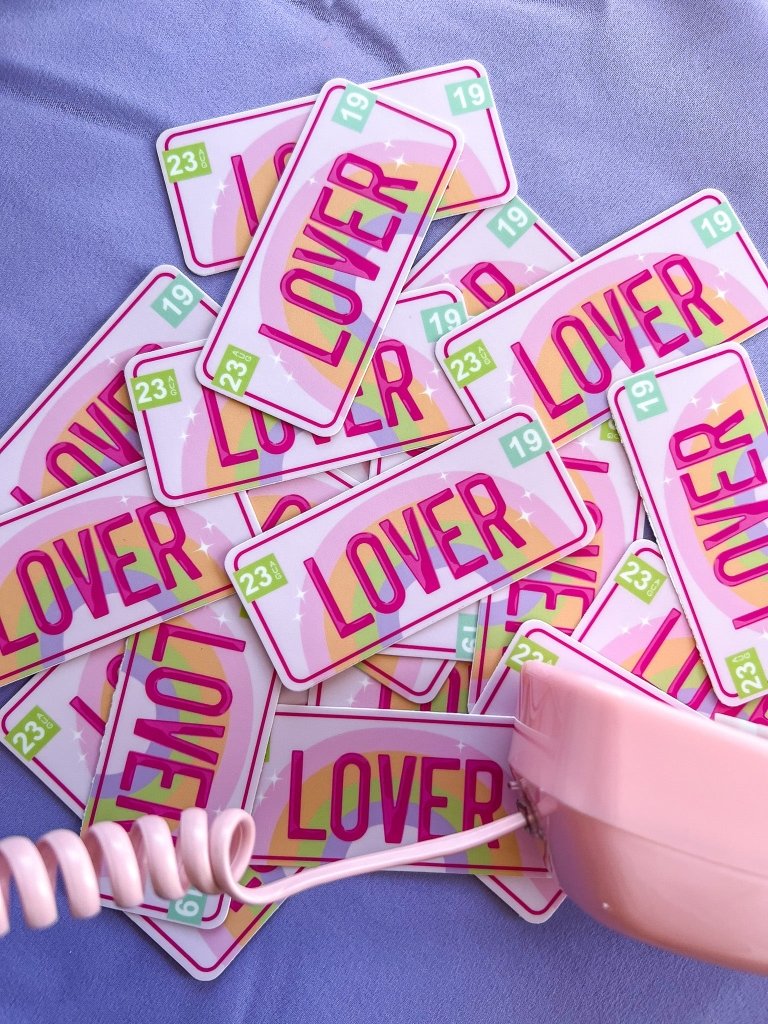 Lover Drivers License Sticker - Girl Tribe Co.