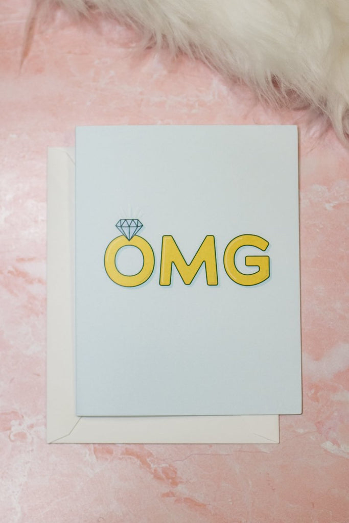 OMG - Engaged Card - Girl Tribe Co.