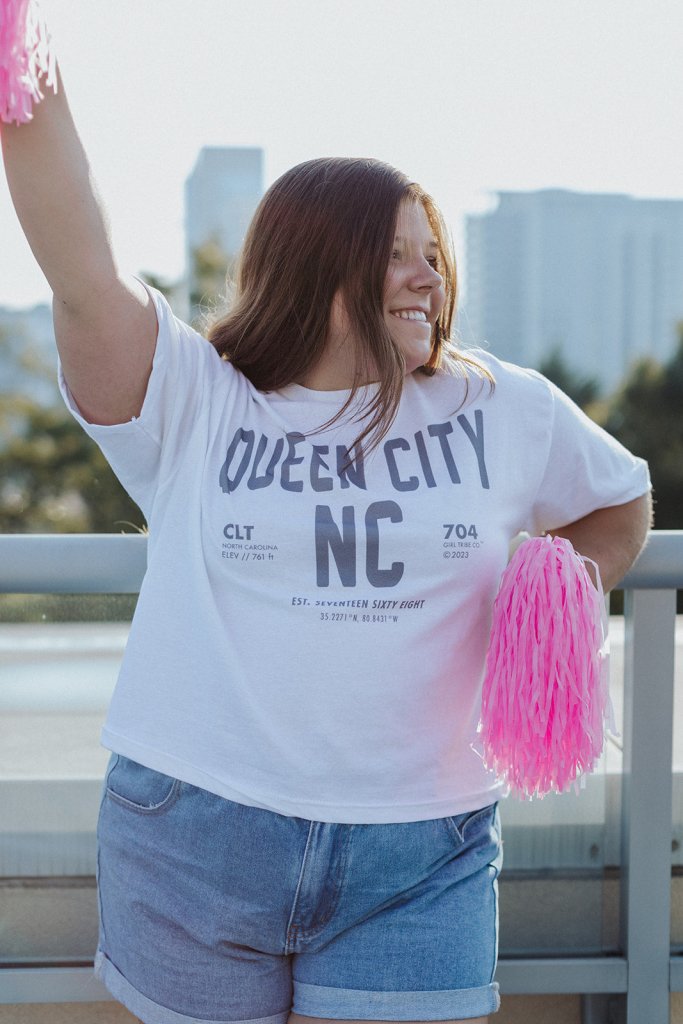 Queen City Cropped Tee - Girl Tribe Co.