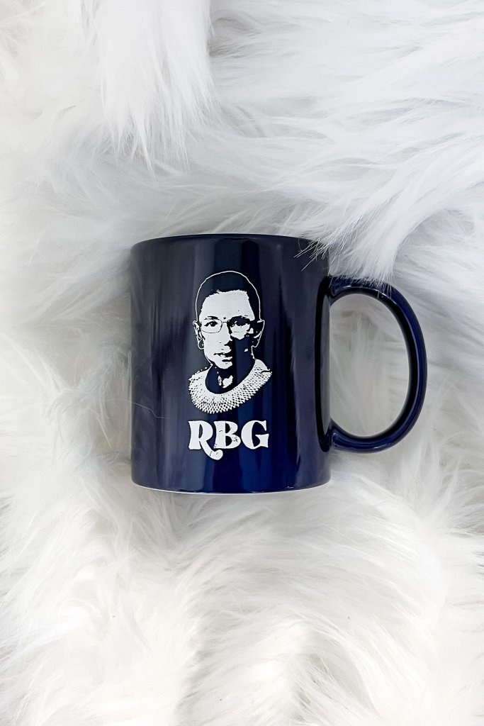 RBG Mug in Navy - Girl Tribe Co.