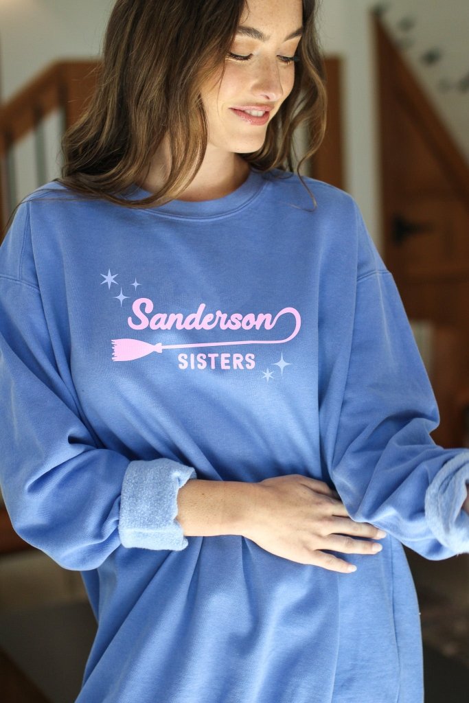 Sanderson Sisters Broom Sweatshirt - Girl Tribe Co.