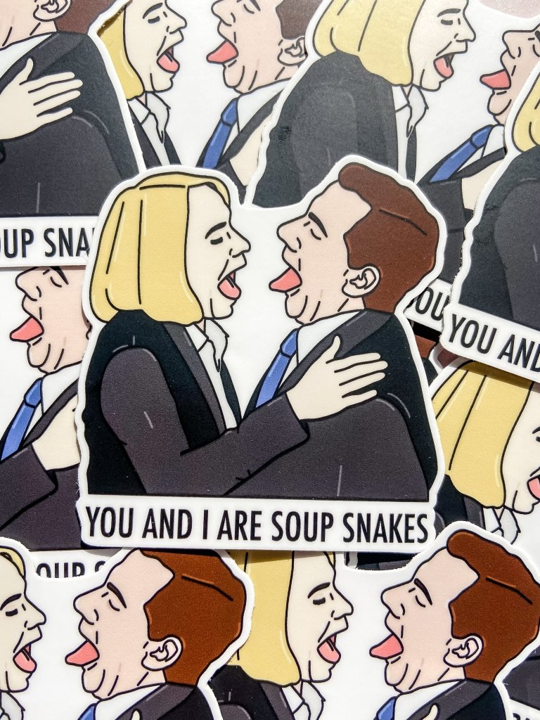 Soup Snakes The Office Sticker - Girl Tribe Co.