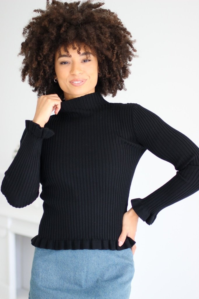 The Grace Ribbed Knit Sweater - Girl Tribe Co.