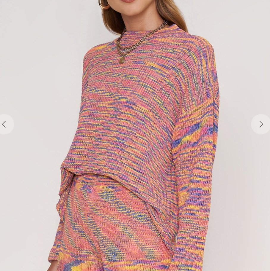 The Kinley Multicolor Sweater - Girl Tribe Co.