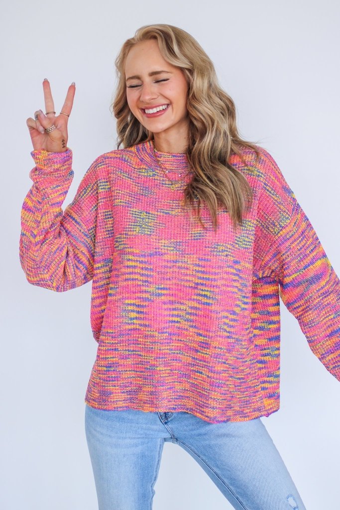 The Kinley Multicolor Sweater - Girl Tribe Co.