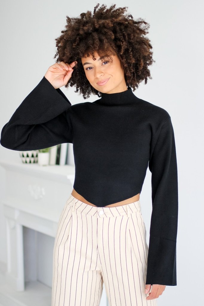The Marena Turtleneck Sweater Top - Girl Tribe Co.