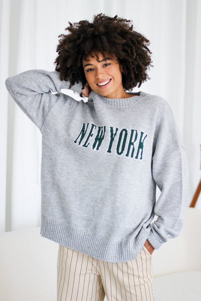 The "New York" Block Sweater - Girl Tribe Co.