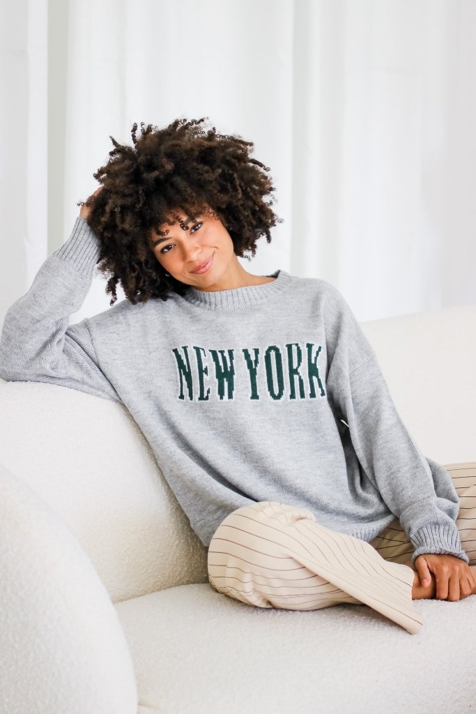 The "New York" Block Sweater - Girl Tribe Co.